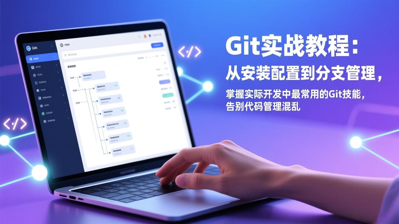 Git实战教程：从安装配置到分支管理，掌握实际开发中最常用的Git技能，告别代码管理混乱-99网创站