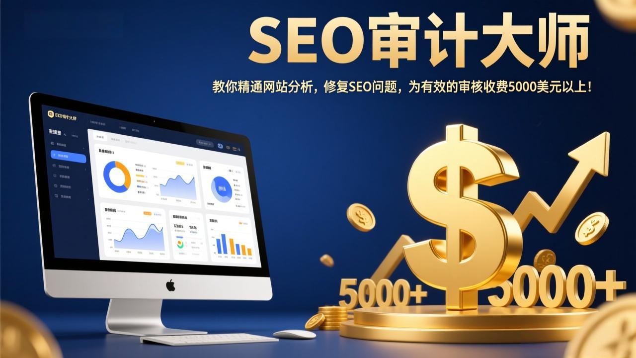 SEO审计大师:教你精通网站分析,修复SEO问题,为有效的审核收费5000美元以上!-99网创站