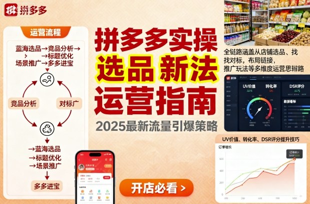 王校长9月12拼多多实操新玩法，全链路涵盖从店铺选品、找对标，布局链接，推广玩法等多维度运营思路(更新)-99网创站