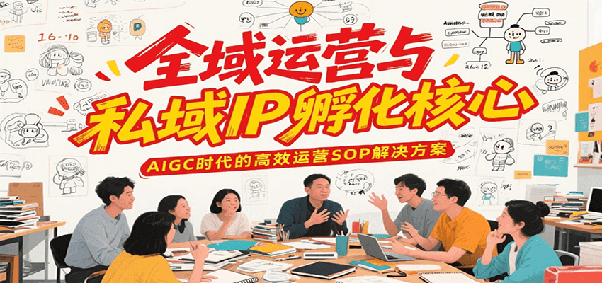 全域运营与私域IP孵化核心，AIGC时代的高效运营SOP解决方案-99网创站