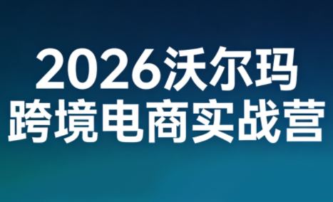 2026沃尔玛跨境电商实战营-99网创站