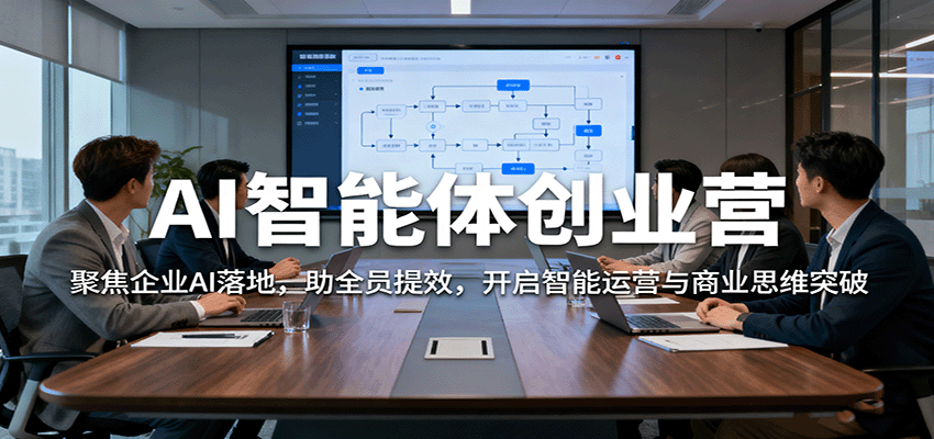 AI智能体创业营：聚焦企业AI落地，助全员提效，开启智能运营与商业思维突破-99网创站