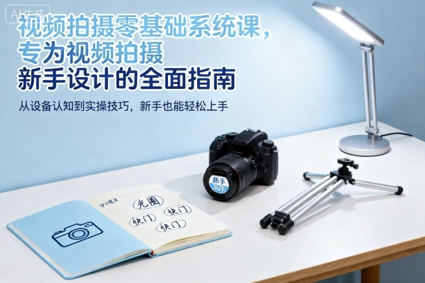 视频拍摄零基础系统课，专为视频拍摄新手设计的全面指南-99网创站